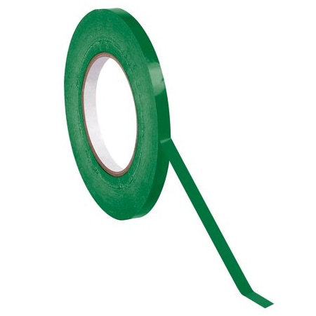 Bsc Preferred 3/8'' x 180 yds. Dark Green Bag Tape, 96PK T962024E